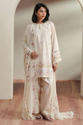 Cross Stitch | Mahiri Embroidered Collection 26 | VORY MOSIAC - by Libasekhas UK - Registered Vendor of : Cross Stitch - 100% Original Designer Dress