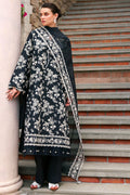 Cross Stitch | Eid Lawn Edit 26 |  OBSIDIAN BLOOM - by Libasekhas UK - Registered Vendor of : Cross Stitch - 100% Original Designer Dress