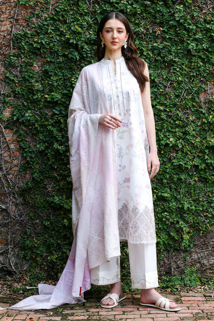 Cross Stitch | Eid Lawn Edit 26 |MEADOW DREAM - by Libasekhas UK - Registered Vendor of : Cross Stitch - 100% Original Designer Dress