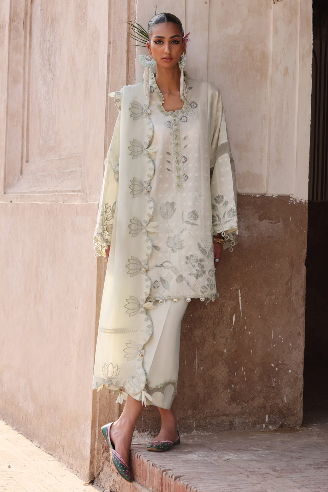 Elan | Luxury Lawn 25 | CELESTINE (EL25-05 A) - by - Libasekhas UK - Registered Vendor of : Elan - 100% Original Designer Dresss