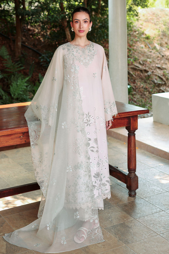 Cross Stitch | Eid Lawn Edit 26 |PEARL SAGE - by Libasekhas UK - Registered Vendor of : Cross Stitch - 100% Original Designer Dress