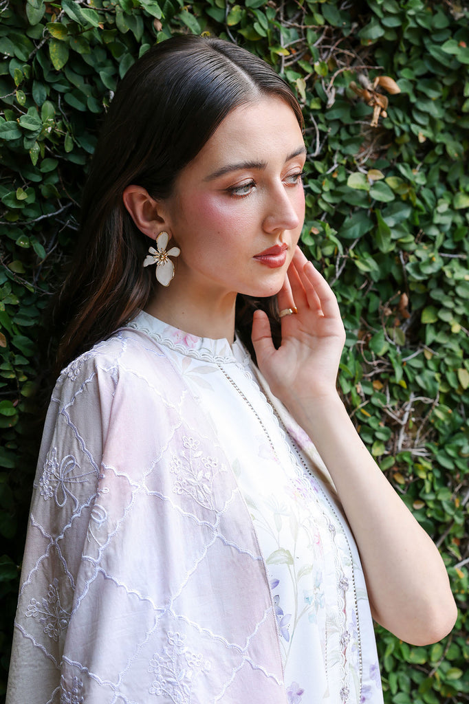 Cross Stitch | Eid Lawn Edit 26 |MEADOW DREAM - by Libasekhas UK - Registered Vendor of : Cross Stitch - 100% Original Designer Dress