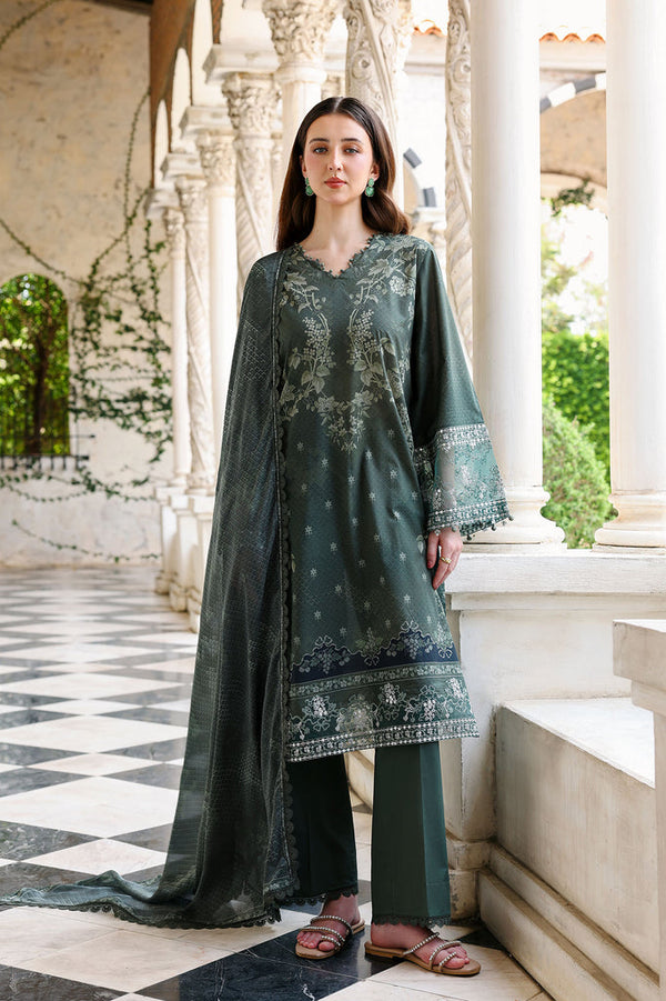 Cross Stitch | Eid Lawn Edit 26 | FOREST MUSE - by Libasekhas UK - Registered Vendor of : Charzima - 100% Original Designer Dress