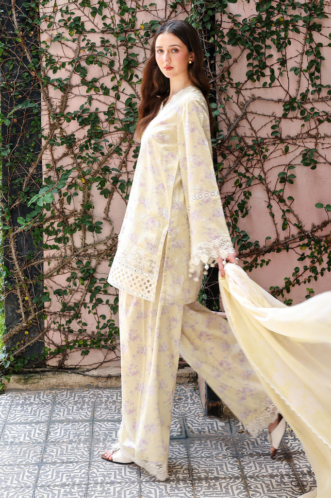 Cross Stitch | Eid Lawn Edit 26 | ORCHID FLARE - by Libasekhas UK - Registered Vendor of : Cross Stitch - 100% Original Designer Dress