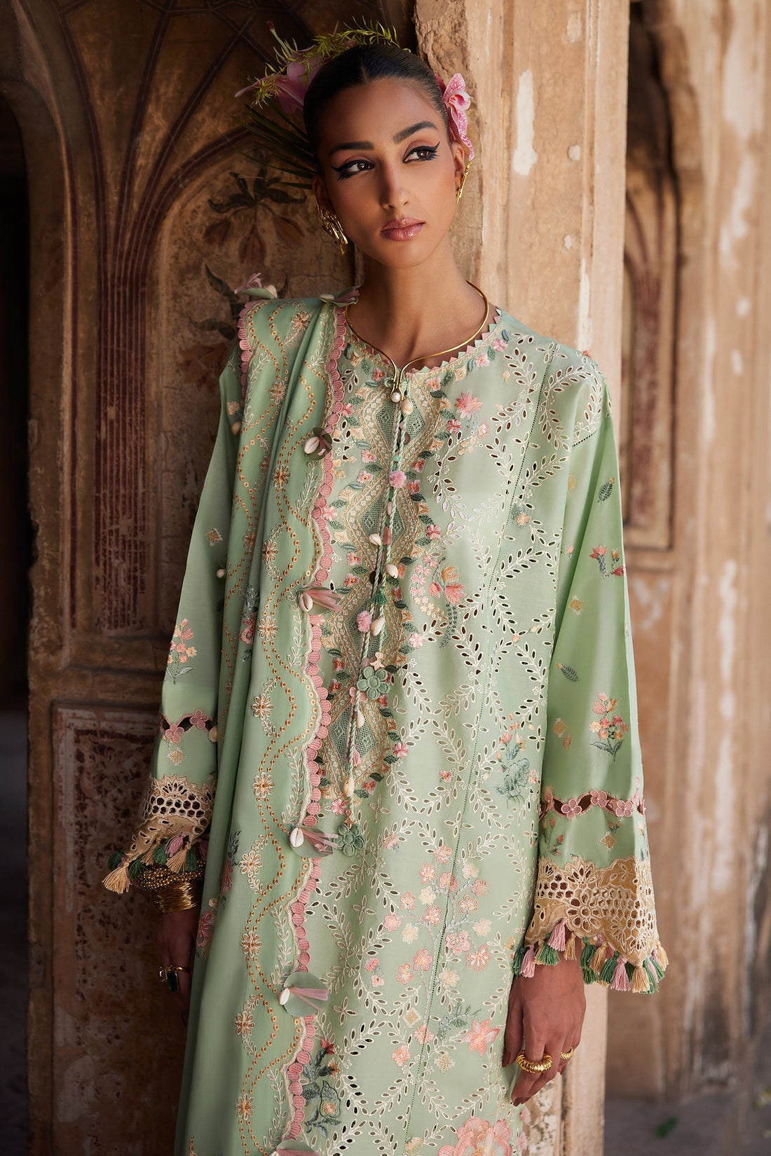 Elan | Luxury Lawn 25 | ALARA (EL25-12 A) - by - Libasekhas UK - Registered Vendor of : Elan - 100% Original Designer Dresss