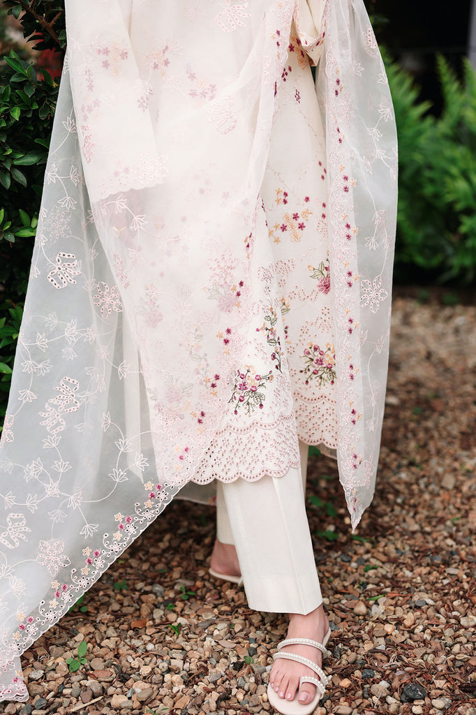 Cross Stitch | Eid Lawn Edit 26 | CARAMEL CREAM - by Libasekhas UK - Registered Vendor of : Cross Stitch - 100% Original Designer Dress