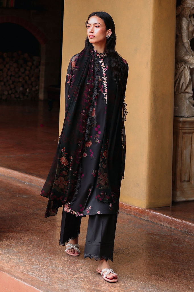 Cross Stitch | Eid Lawn Edit 26 | SHADOW GRACE - by Libasekhas UK - Registered Vendor of : Cross Stitch - 100% Original Designer Dress