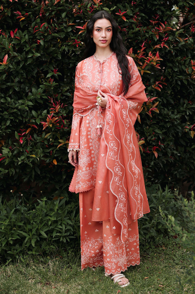 Cross Stitch | Eid Lawn Edit 26 |  AMBER MIST - by Libasekhas UK - Registered Vendor of : Cross Stitch - 100% Original Designer Dress