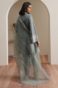 Cross Stitch | Mahiri Embroidered Collection 26 |AQUA REVERIE - by Libasekhas UK - Registered Vendor of : Cross Stitch - 100% Original Designer Dress