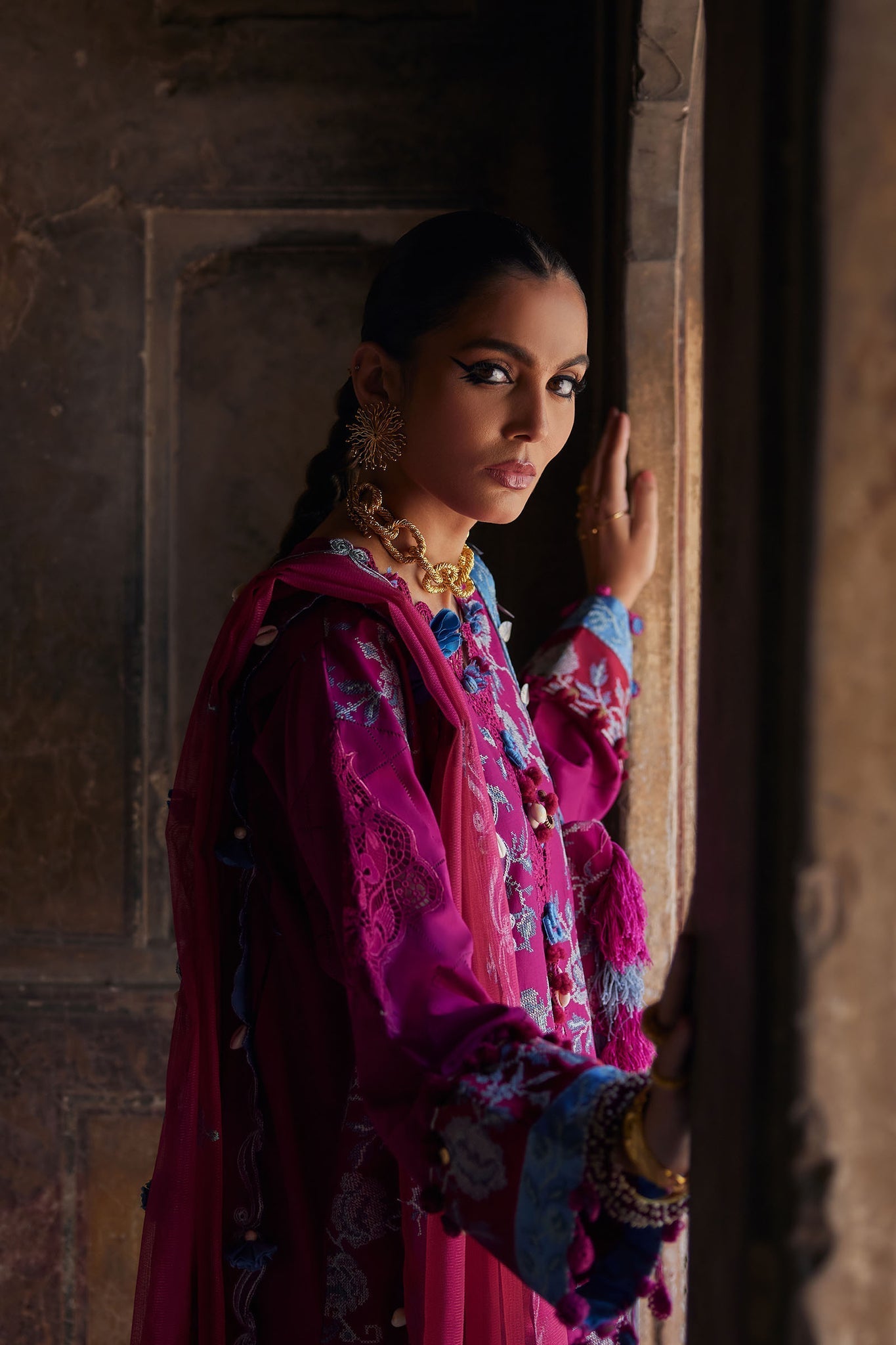 Elan | Luxury Lawn 25 | OPHELIA (EL25-10 B) - by - Libasekhas UK - Registered Vendor of : Elan - 100% Original Designer Dresss