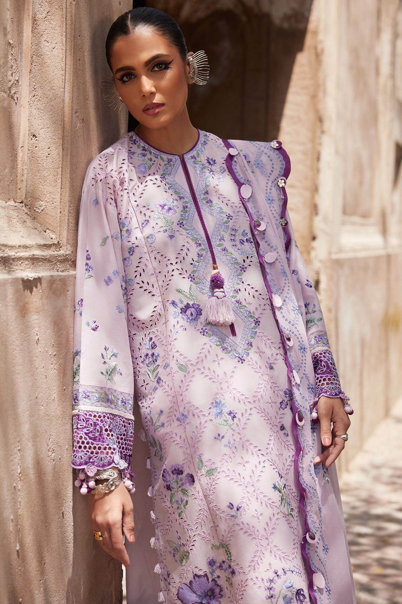 Elan | Luxury Lawn 25 | ALARA (EL25-12 B) - by - Libasekhas UK - Registered Vendor of : Elan - 100% Original Designer Dresss