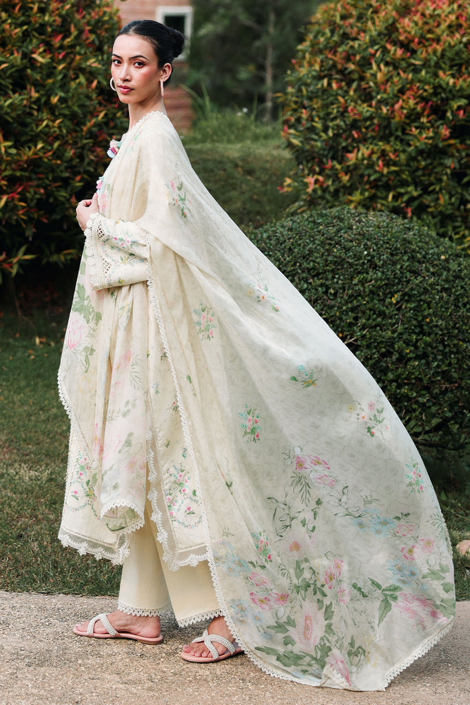 Cross Stitch | Eid Lawn Edit 26 | TROPIC MIST - by Libasekhas UK - Registered Vendor of : Cross Stitch - 100% Original Designer Dress