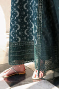 Cross Stitch | Eid Lawn Edit 26 |  TEAL SPRUCE - by Libasekhas UK - Registered Vendor of : Cross Stitch - 100% Original Designer Dress