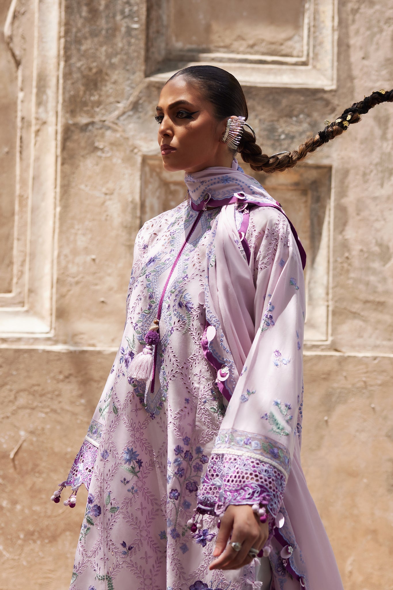 Elan | Luxury Lawn 25 | ALARA (EL25-12 B) - by - Libasekhas UK - Registered Vendor of : Elan - 100% Original Designer Dresss
