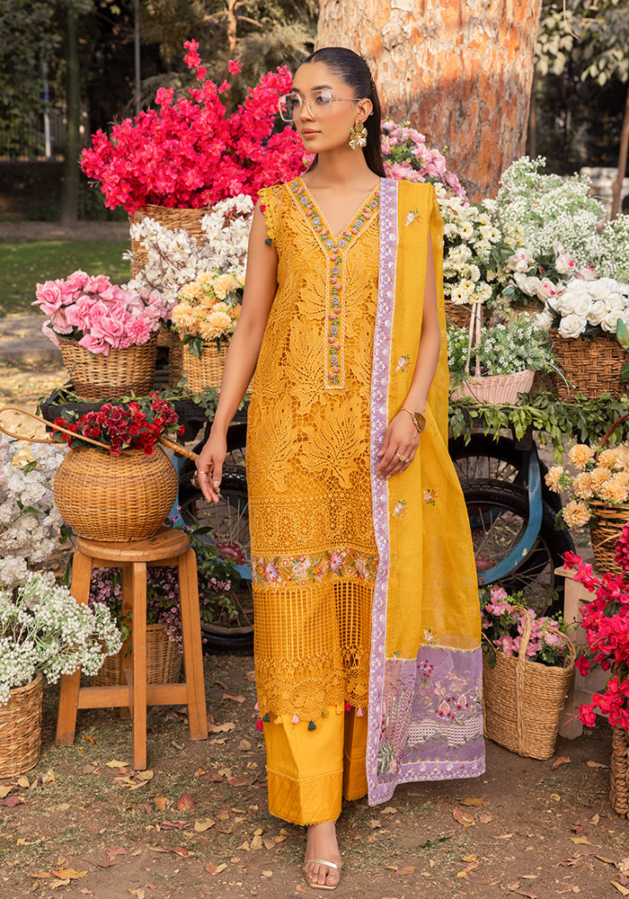 Altan | Garden of grace | ALT-03 Tangerine Mirage - by - Libasekhas UK - Registered Vendor of : Altan - 100% Original Designer Dresss