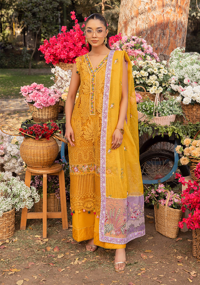 Altan | Garden of grace | ALT-03 Tangerine Mirage - by - Libasekhas UK - Registered Vendor of : Altan - 100% Original Designer Dresss