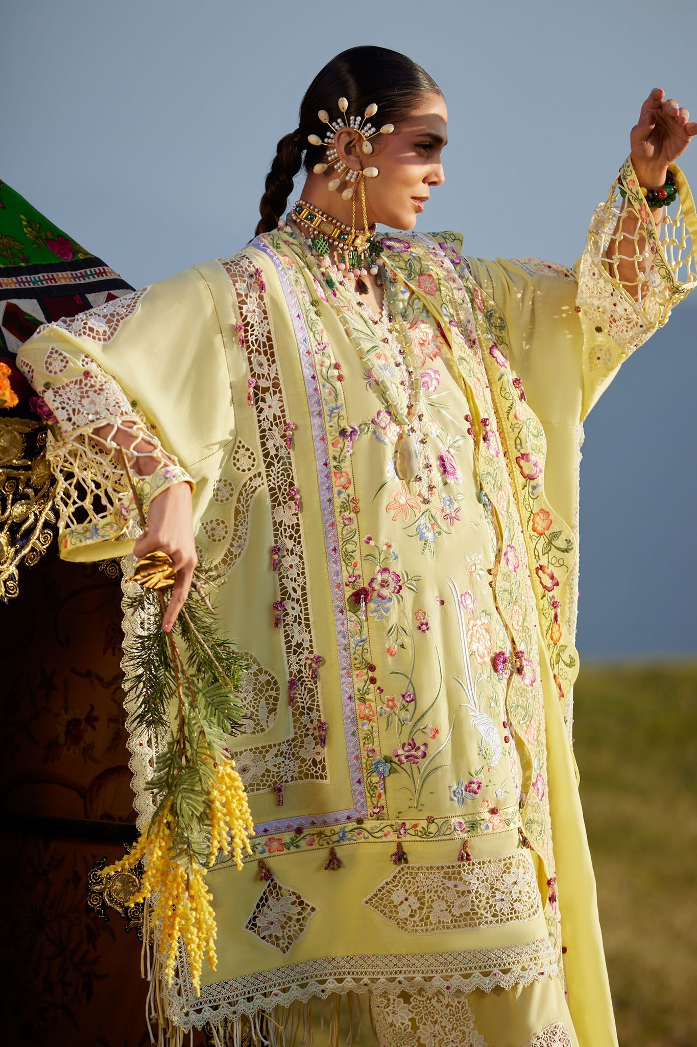Elan | Kashmee Legacy Lawn 26 | NEELUNE (EL26-05 A) - by Libasekhas UK - Registered Vendor of : Elan - 100% Original Designer Dress