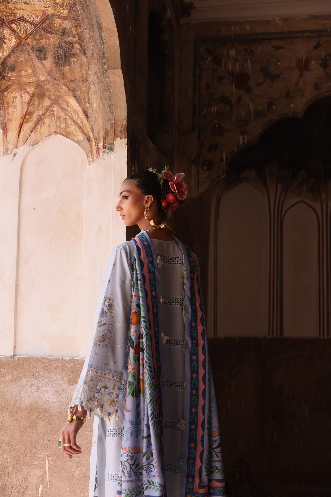 Elan | Luxury Lawn 25 | SERENE (EL25-01 B) - by - Libasekhas UK - Registered Vendor of : Elan - 100% Original Designer Dresss