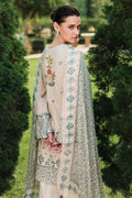 Cross Stitch | Eid Lawn Edit 26 | SUBTLE BEIGE - by Libasekhas UK - Registered Vendor of : Cross Stitch - 100% Original Designer Dress