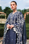 Cross Stitch | Eid Lawn Edit 26 | MIDNIGHT AURA - by Libasekhas UK - Registered Vendor of : Cross Stitch - 100% Original Designer Dress