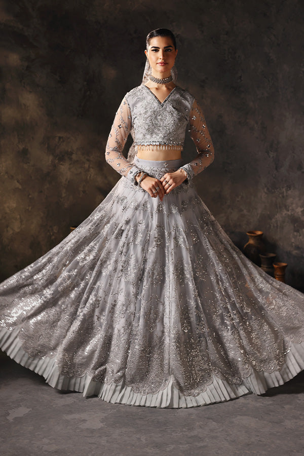 Saffron | Aatish Formals | Rang-e-Barq - by - Libasekhas UK - Registered Vendor of : Saffron - 100% Original Designer Dresss