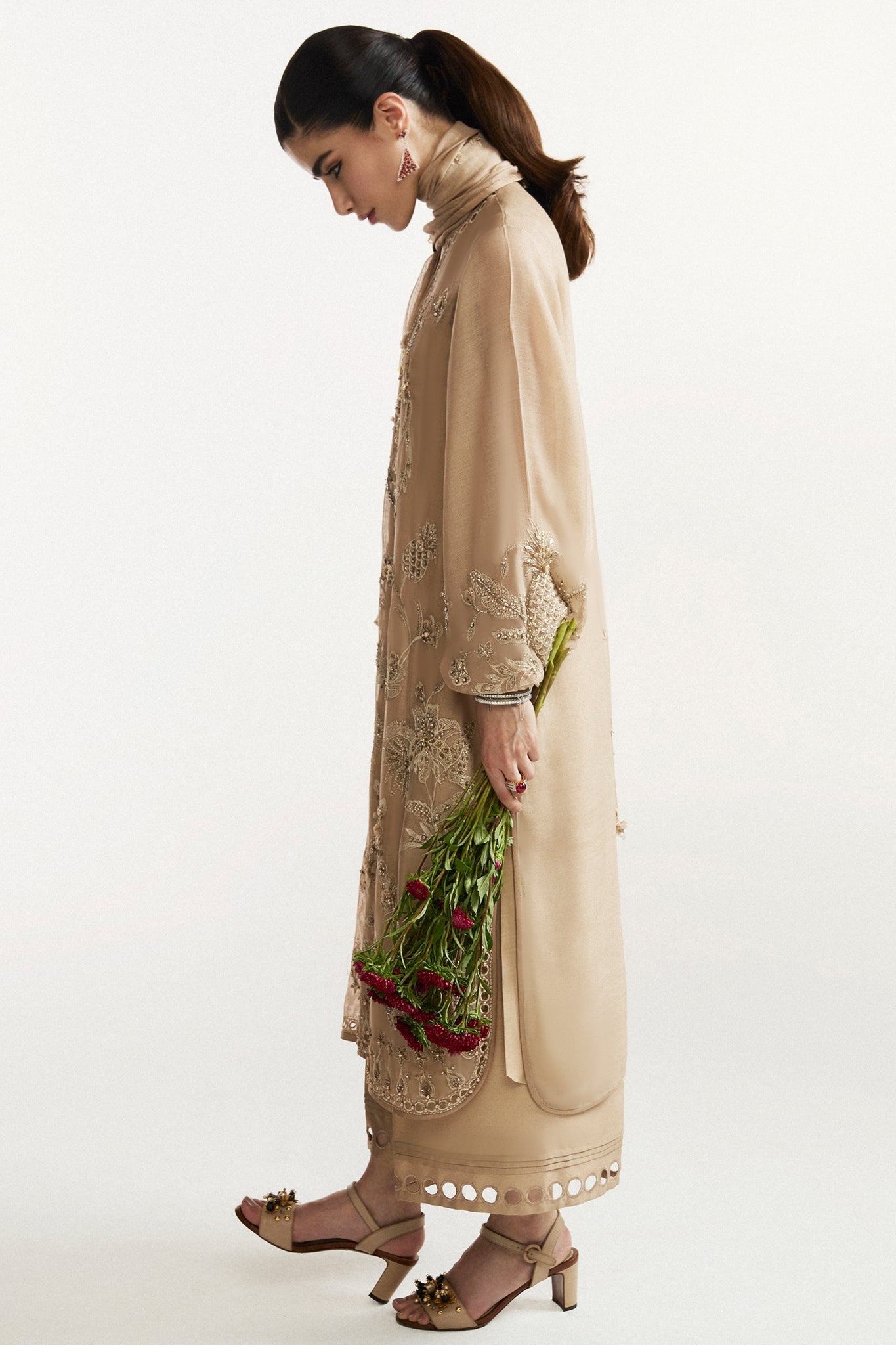 Elan I Vital Ornee I NUIT CELESTE (EV-21373) - by Libasekhas UK - Registered Vendor of : Elan - 100% Original Designer Dress