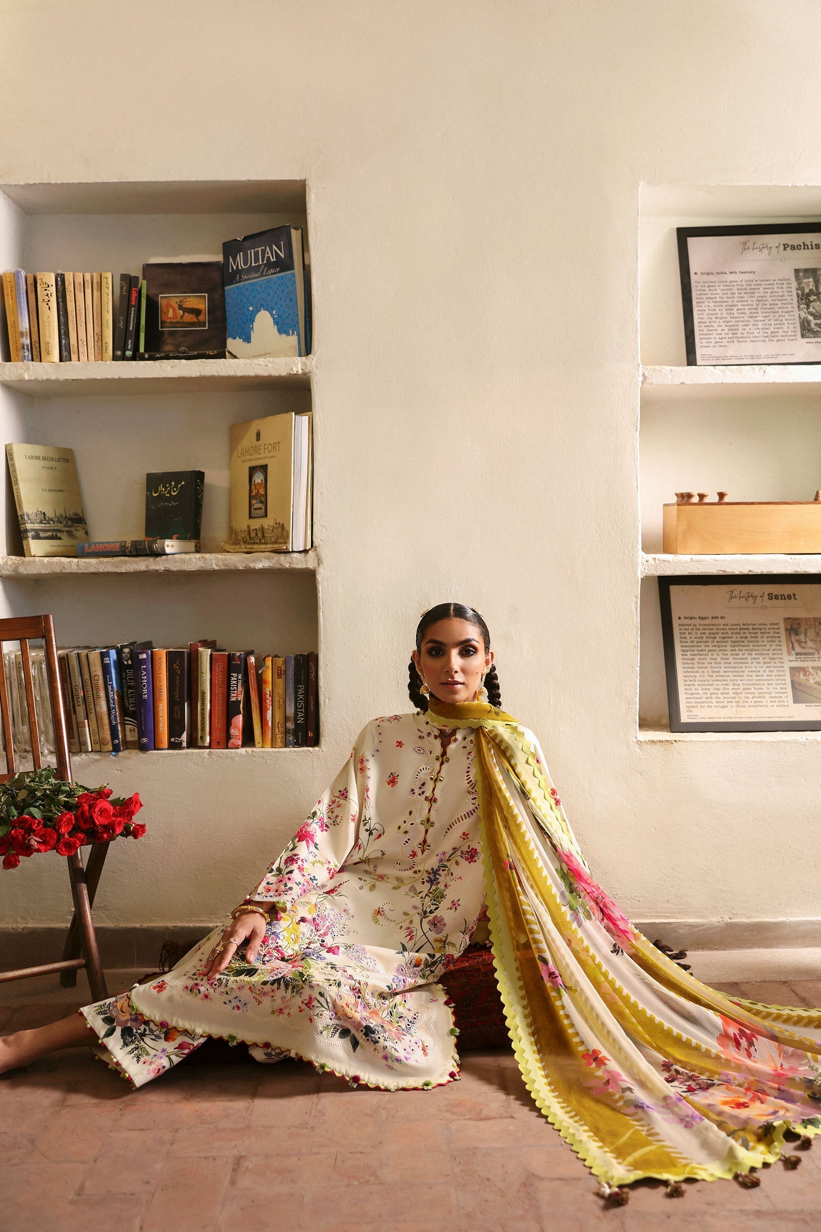 Zaha | Festive Lawn 25 | CHANDNI (ZF-25-10) - by - Libasekhas UK - Registered Vendor of : zaha - 100% Original Designer Dresss
