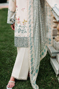 Cross Stitch | Eid Lawn Edit 26 | SUBTLE BEIGE - by Libasekhas UK - Registered Vendor of : Cross Stitch - 100% Original Designer Dress