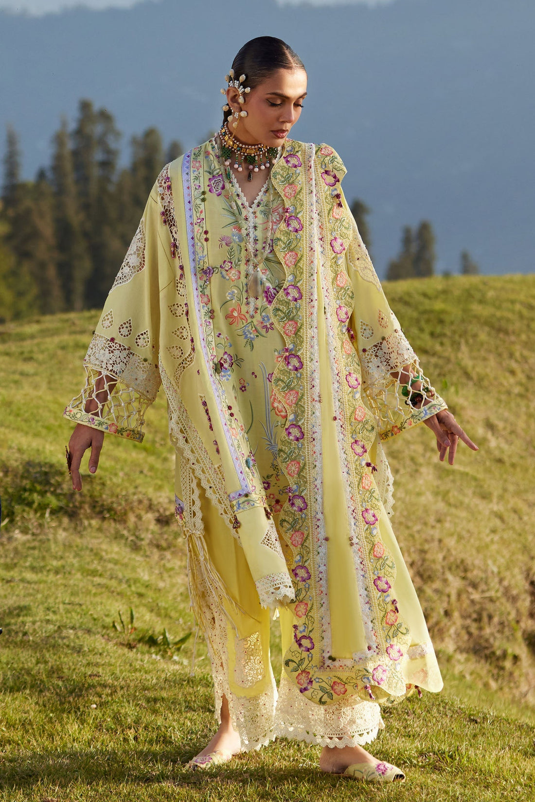 Elan | Kashmee Legacy Lawn 26 | NEELUNE (EL26-05 A) - by Libasekhas UK - Registered Vendor of : Elan - 100% Original Designer Dress