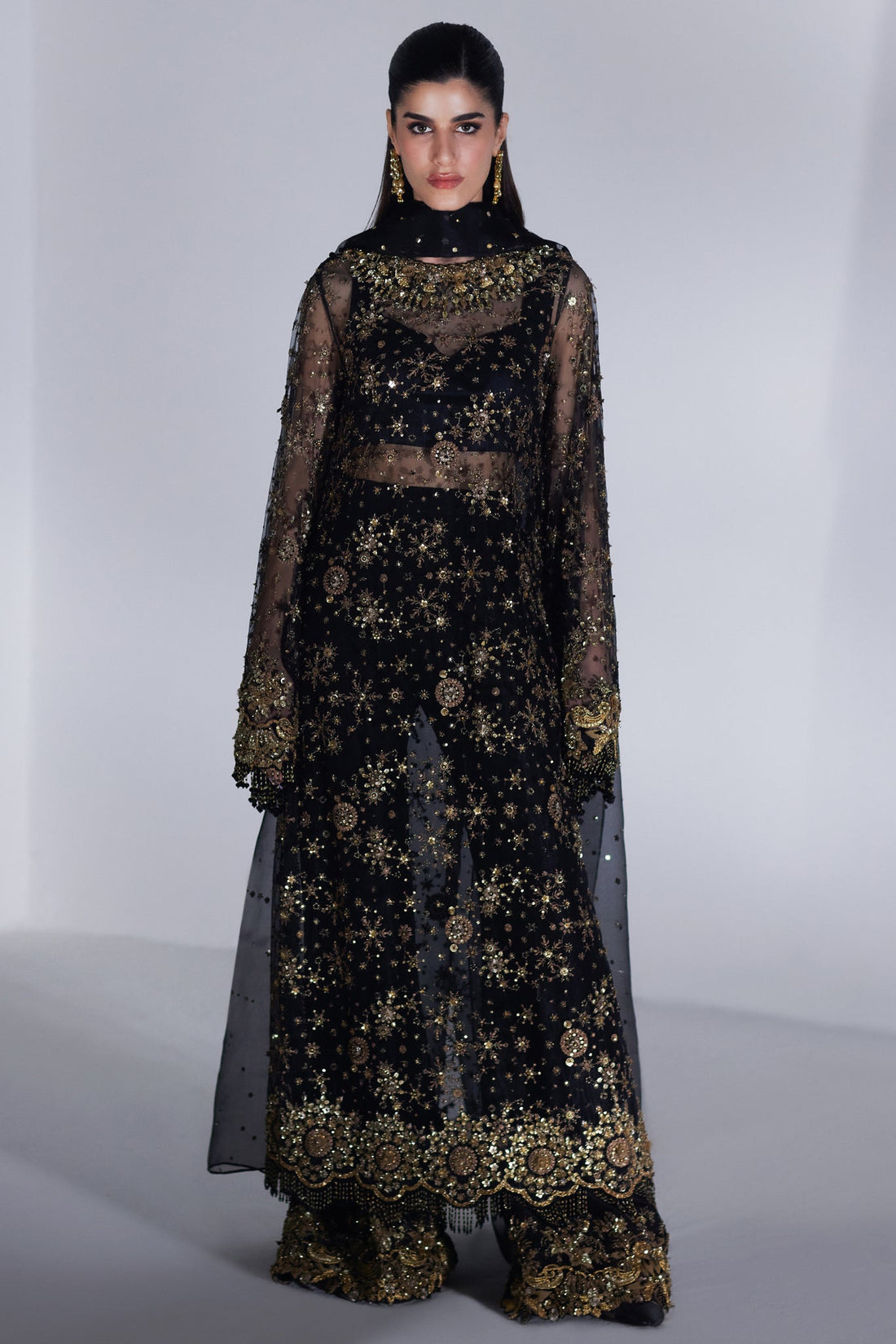 Elan | Luxury Wedding Wears | CASCADE D'ETOILES' (EP-21013) - by Libasekhas UK - Registered Vendor of : Elan - 100% Original Designer Dress