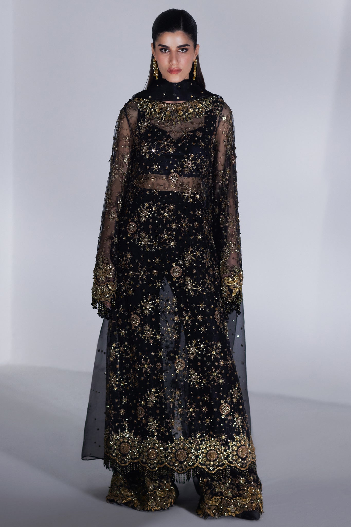 Elan | Luxury Wedding Wears | CASCADE D'ETOILES' (EP-21013) - by Libasekhas UK - Registered Vendor of : Elan - 100% Original Designer Dress