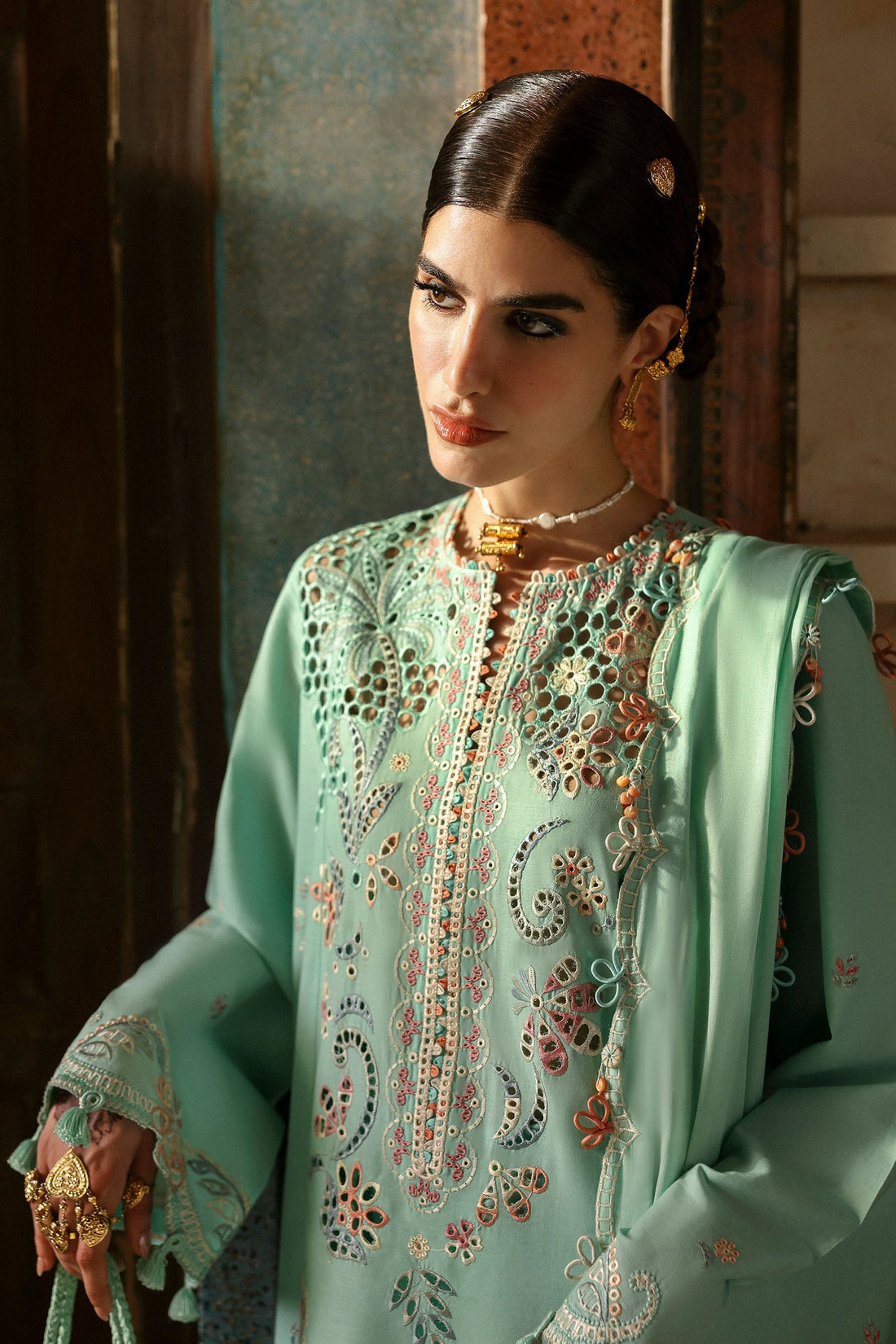 Zaha | Festive Lawn 25 | SEHER (ZF-25-05) - by - Libasekhas UK - Registered Vendor of : Zaha - 100% Original Designer Dresss
