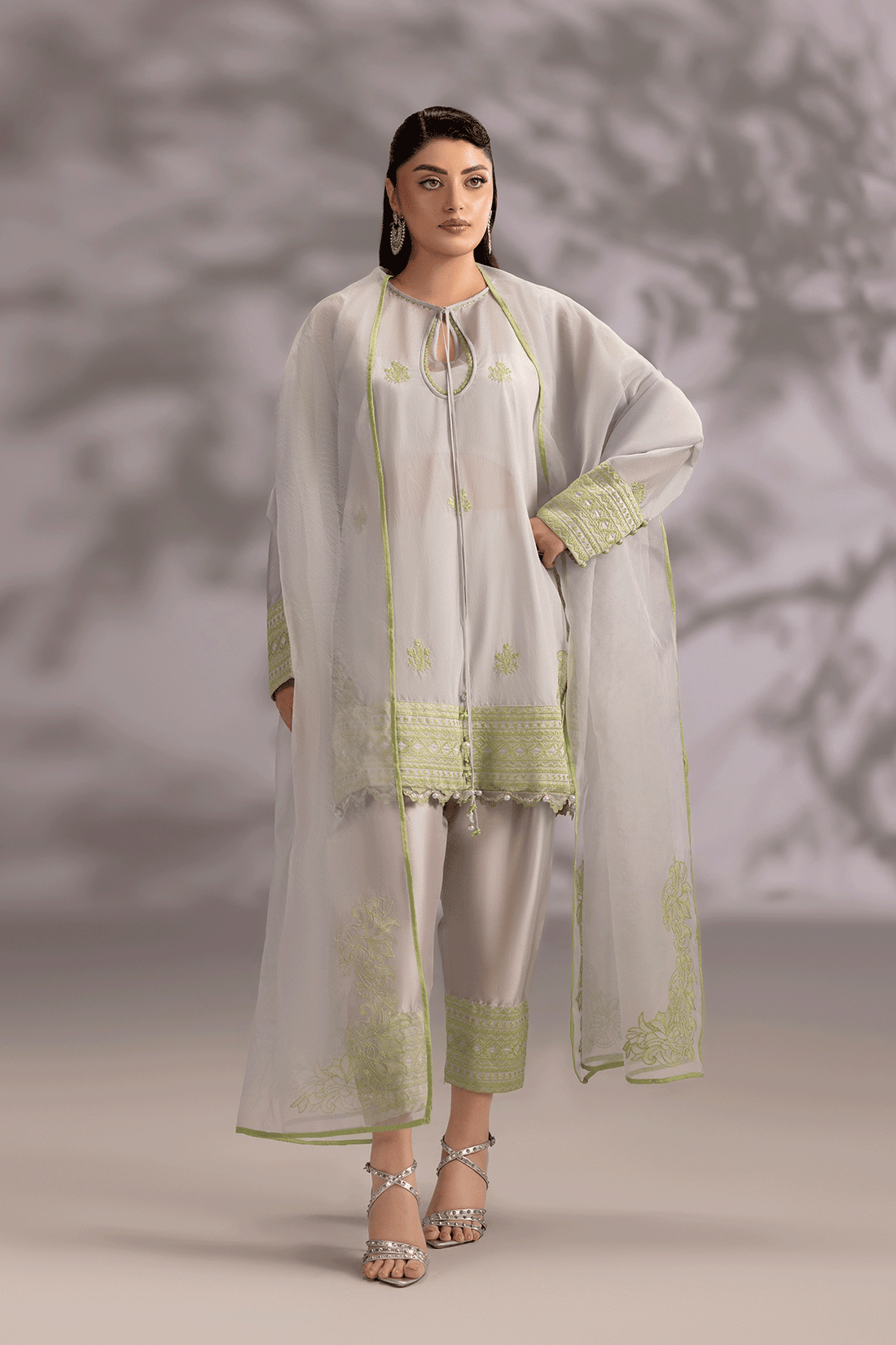 Erum Khan | Summer Whisper | Power Queen - by Libasekhas UK - Registered Vendor of : Erum Khan - 100% Original Designer Dress
