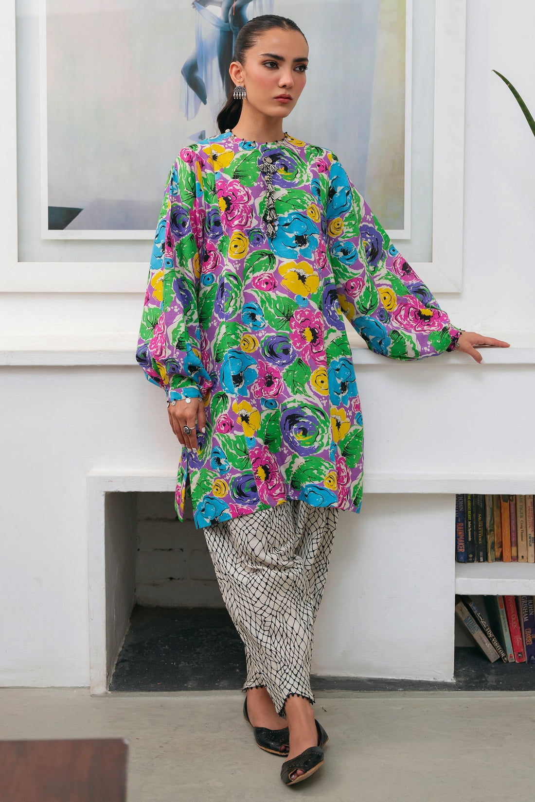 Zaha | Aangan Ready to Wear |FLORANA (ZRW-21330) - by - Libasekhas UK - Registered Vendor of : Zaha - 100% Original Designer Dresss