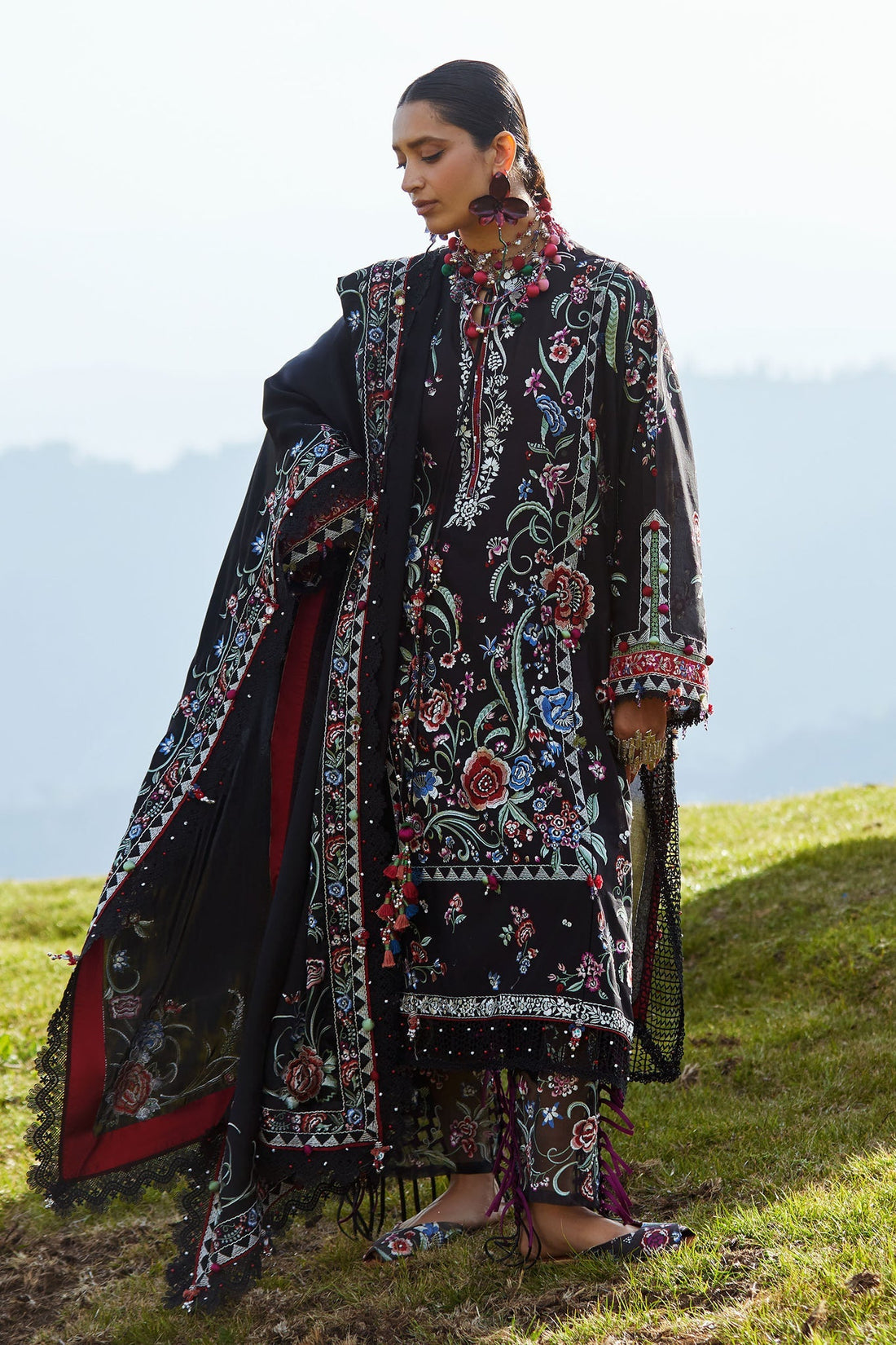 Elan | Kashmee Legacy Lawn 26 | ZABAR (EL26-01 A) - by Libasekhas UK - Registered Vendor of : Elan - 100% Original Designer Dress