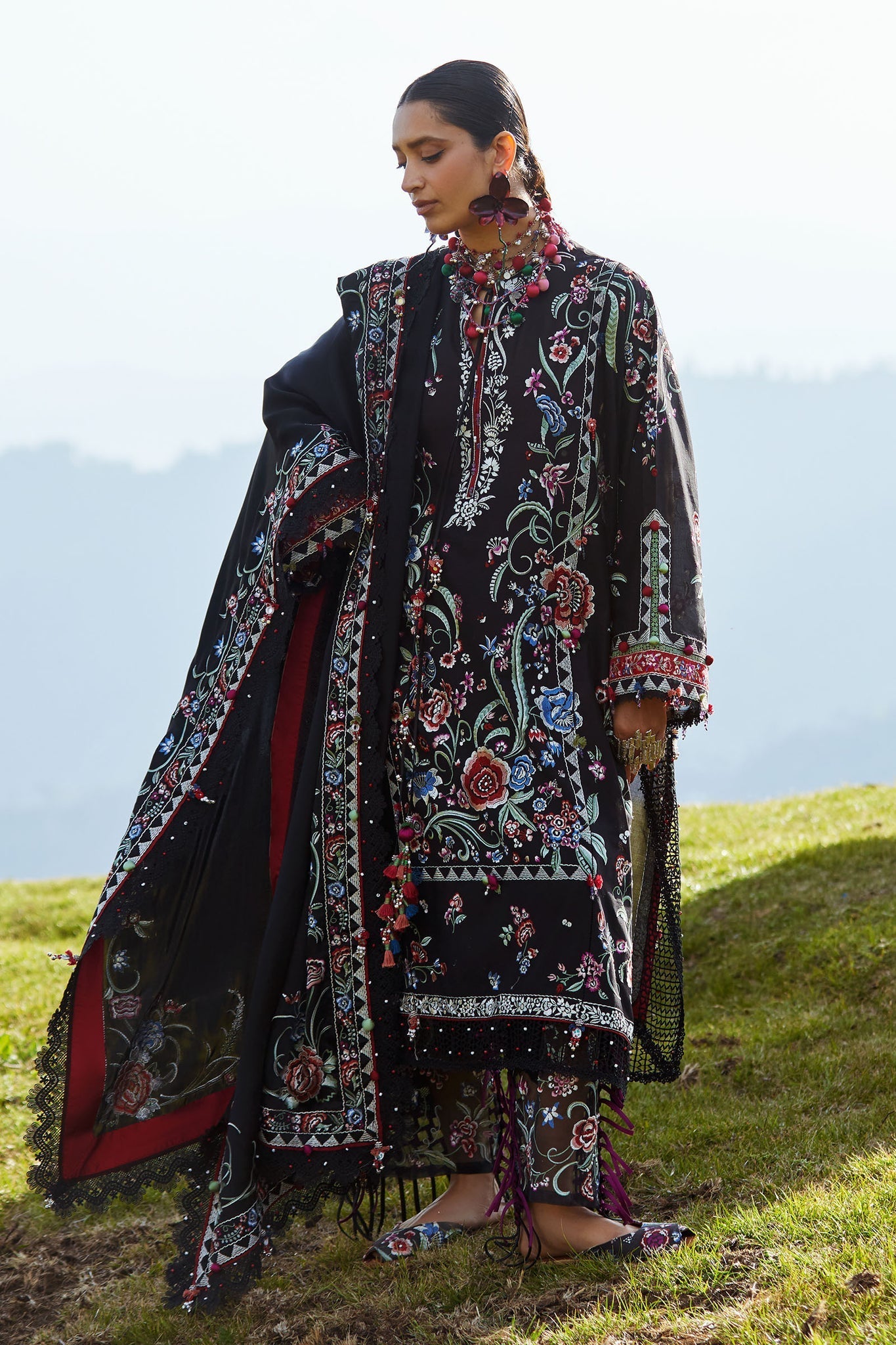 Elan | Kashmee Legacy Lawn 26 | ZABAR (EL26-01 A) - by Libasekhas UK - Registered Vendor of : Elan - 100% Original Designer Dress