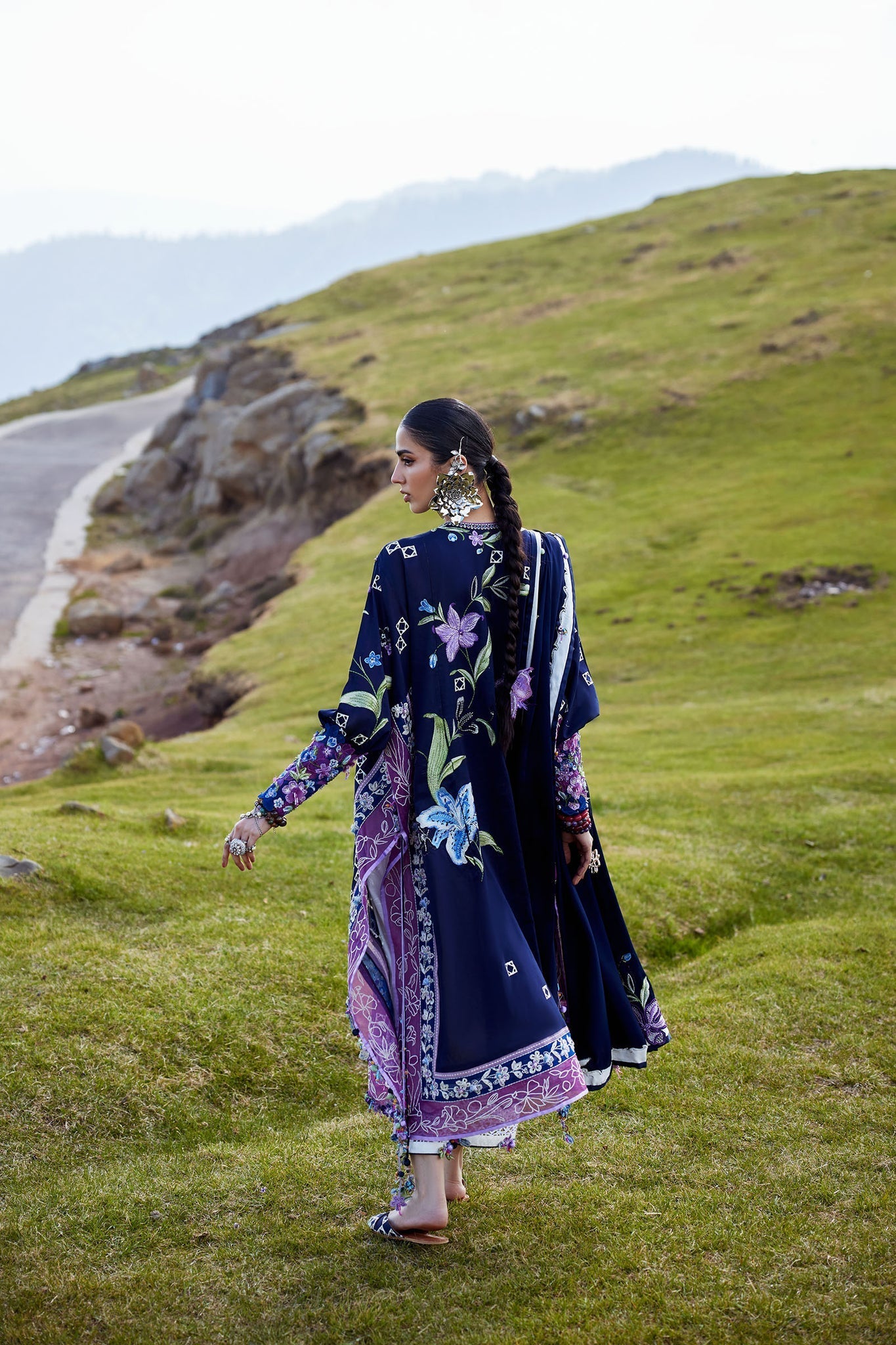 Elan | Kashmee Legacy Lawn 26 |SONAMARG (EL26-09 B) - by Libasekhas UK - Registered Vendor of : Elan - 100% Original Designer Dress