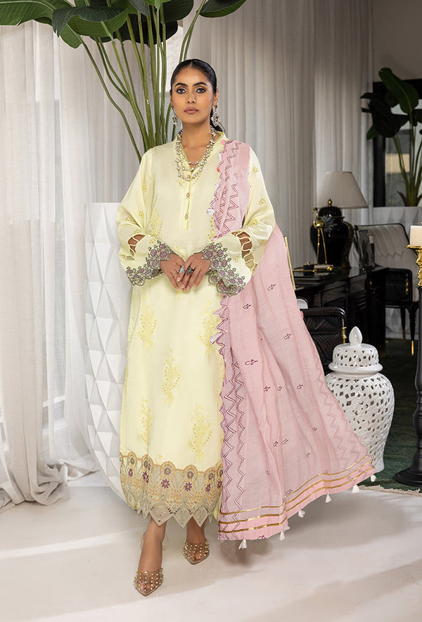 Humdum | Charlotte Chikankari Lawn | D06 - by - Libasekhas UK - Registered Vendor of : HumDum - 100% Original Designer Dresss