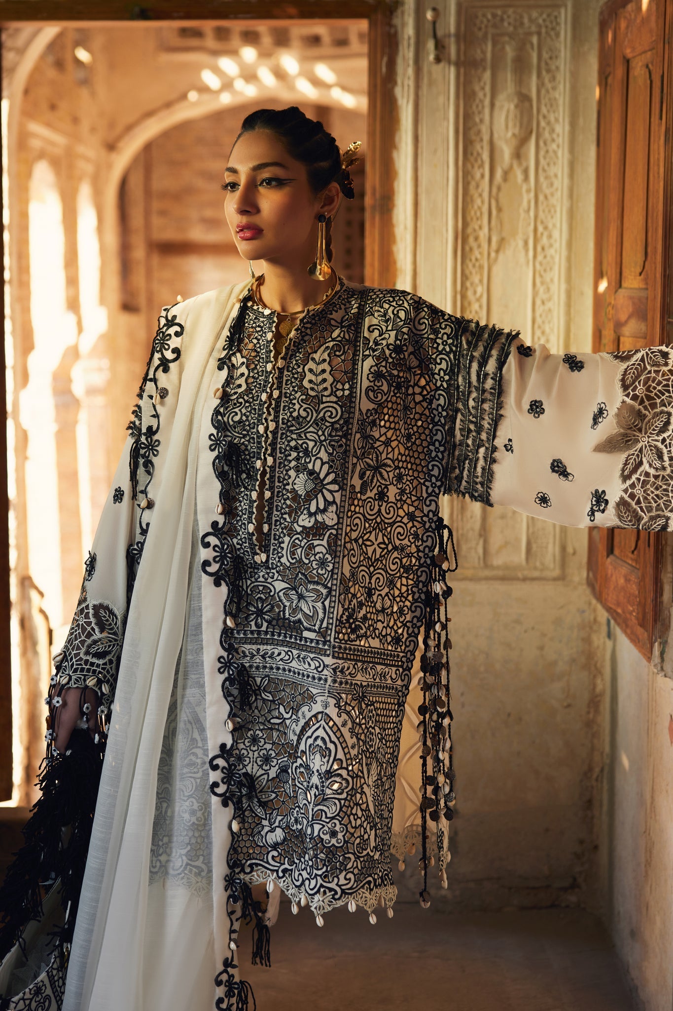 Elan | Luxury Lawn 25 | ISLA (EL25-02 B) - by - Libasekhas UK - Registered Vendor of : Elan - 100% Original Designer Dresss