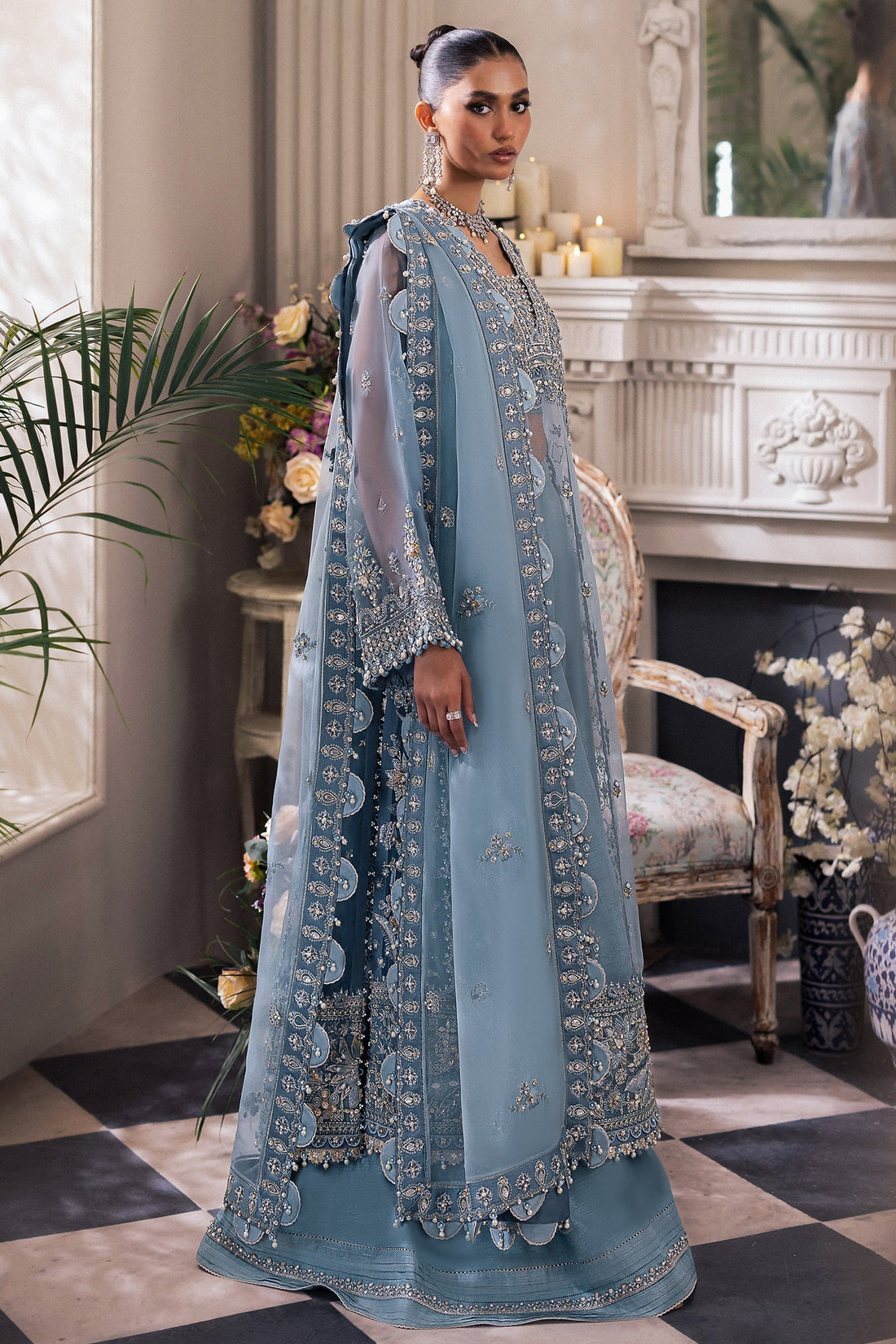 Zaha | Gossamer Formals 24 | AZURA (ZC24-07) - by - Libasekhas UK - Registered Vendor of : Zaha - 100% Original Designer Dresss
