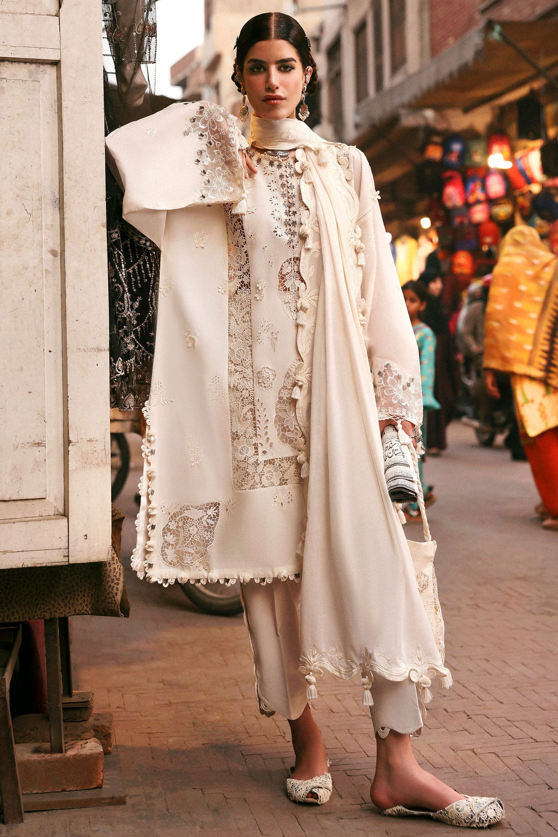 Zaha | Festive Lawn 25 | GULBAHAR (ZF-25-02) - by - Libasekhas UK - Registered Vendor of : Zaha - 100% Original Designer Dresss