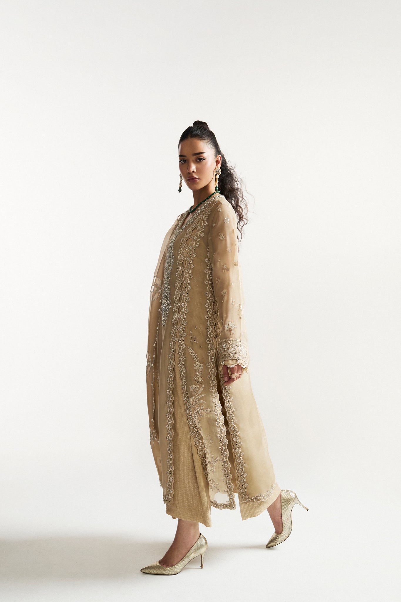 Elan I Vital Ornee I SOLEIL ELIXIR (EV-21372) - by Libasekhas UK - Registered Vendor of : Elan - 100% Original Designer Dress