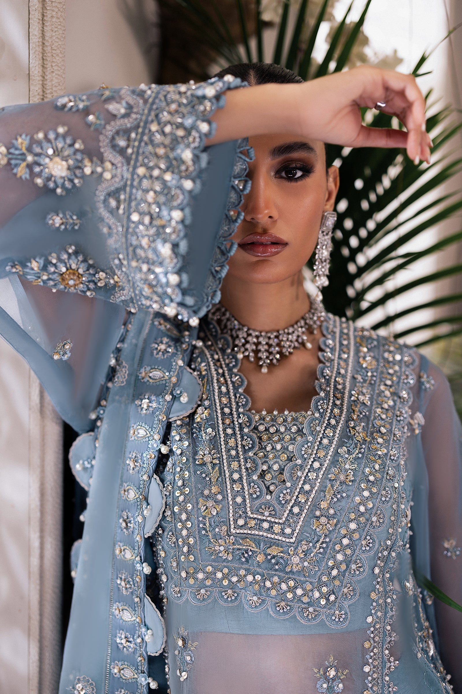 Zaha | Gossamer Formals 24 | AZURA (ZC24-07) - by - Libasekhas UK - Registered Vendor of : Zaha - 100% Original Designer Dresss