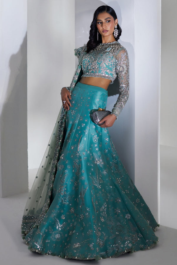 Elan | Luxury Wedding Wears | ETINCELLE DE CRISTAL (EP-21007) - by Libasekhas UK - Registered Vendor of : Elan - 100% Original Designer Dress