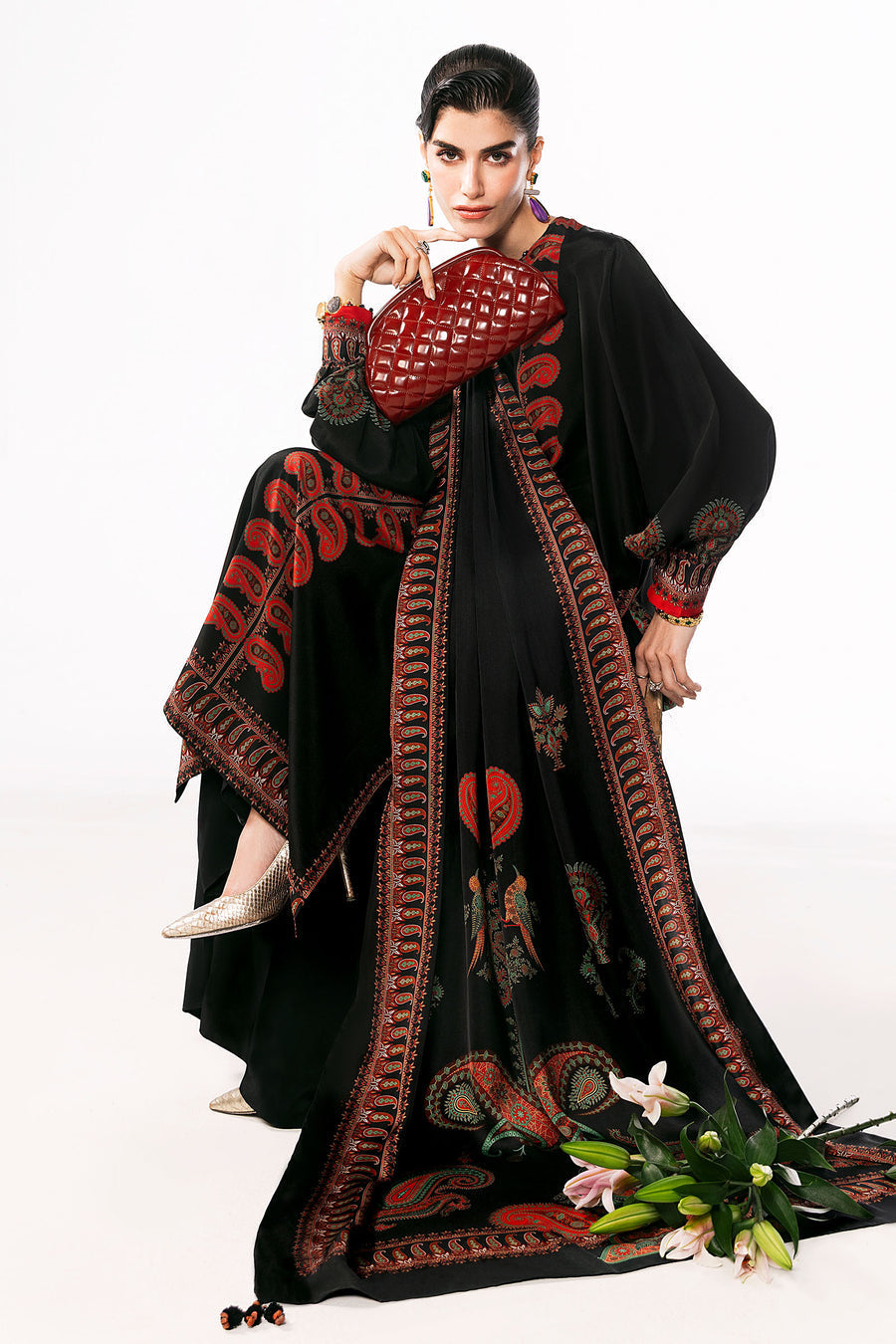 Elan | Auree Pret | AZELIE (EV-21394) - by Libasekhas UK - Registered Vendor of : Elan - 100% Original Designer Dress