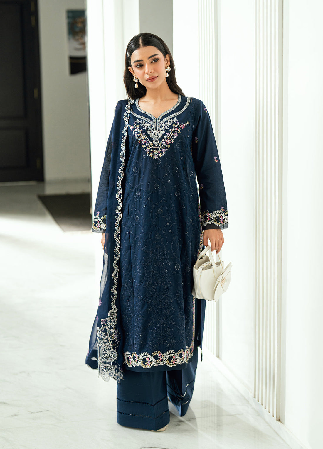 Sahane | Virelle The Lawn Edit | CG50008 Aster - by Libasekhas UK - Registered Vendor of : Sahane - 100% Original Designer Dress