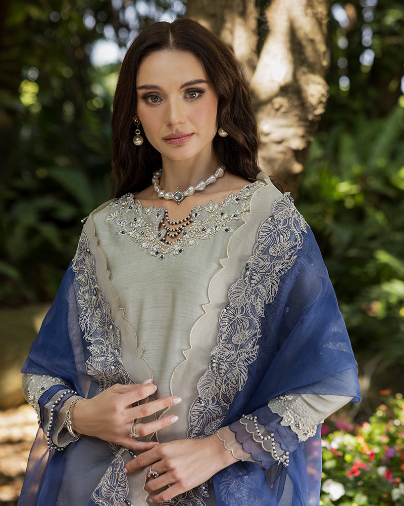 Ain | Cascade Party Wears | AN-104 - by - Libasekhas UK - Registered Vendor of : Ain - 100% Original Designer Dresss