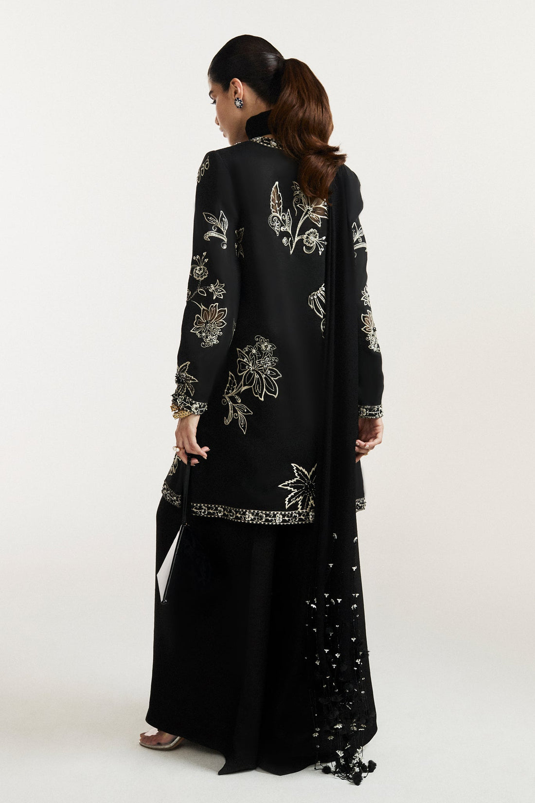 Elan I Vital Ornee I NOCTURNE ELITAIRE (EV-21360) - by Libasekhas UK - Registered Vendor of : Elan - 100% Original Designer Dress