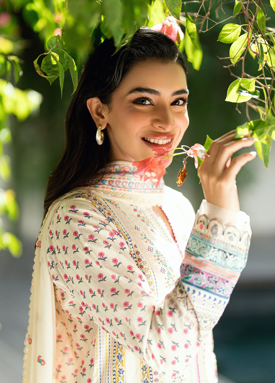 Sahane | Virelle The Lawn Edit | CG50003 Daisy - by Libasekhas UK - Registered Vendor of : Sahane - 100% Original Designer Dress