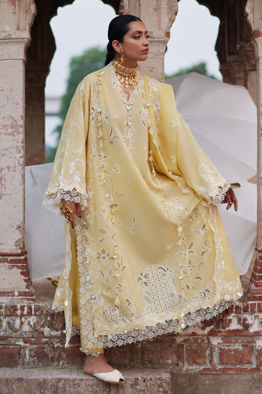 Elan | Kashmee Legacy Lawn 26 |NOORAI (EL26-06 B) - by Libasekhas UK - Registered Vendor of : Elan - 100% Original Designer Dress